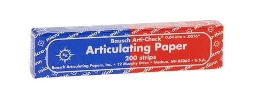 [BABK80]  ARTICULATING STRIPS BLUE/RED 40 /200