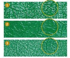 [BE40240]  STIPPLED CASTING WAX FINE 0.6MM PKT 15