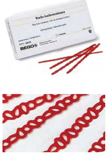 [BE40630] WAX HOLE RETENTIONS PKT 150