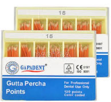 [GAGPT15] GUTTA PERCHA POINTS .04 TAPER 15 BOX/60