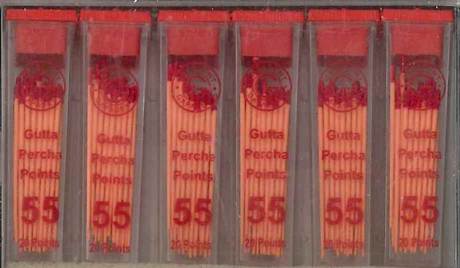 [GAGPV55] GUTTA PERCHA POINTS CC 55 VIAL/20