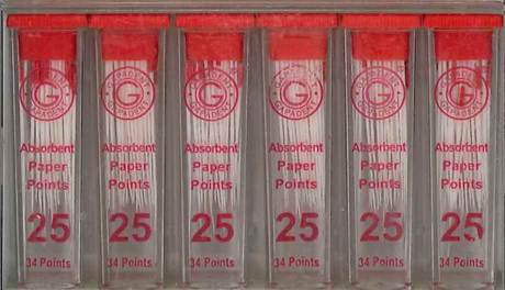 [GAPPV25] PAPER POINTS CC 25 VIAL/34