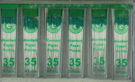 [GAPPV35] PAPER POINTS CC 35 VIAL/34