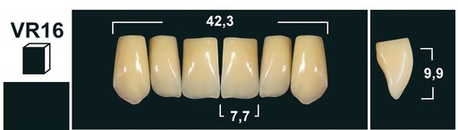 [GBVR16-BL3] VR16 BL3 UPPER ANTERIOR TRIBOS TEETH