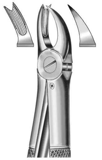 [HMHSA02790] EXTRACTION FORCEPS UPPER MOLAR LEFT 90