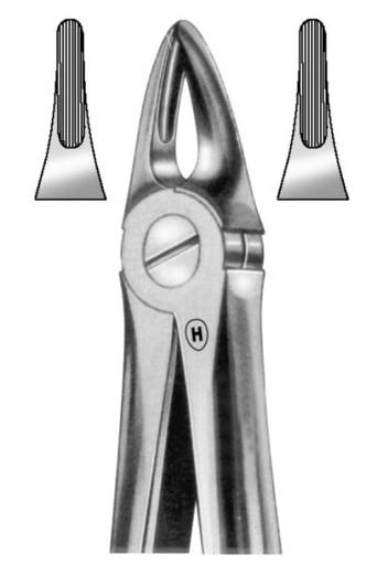 [HMHSA32029] EXTRACTION FORCEPS CHILD UPPER ROOTS 29S