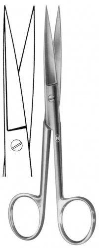 [HMHSB10013] STANDARD SCISSORS STRAIGHT 130MM