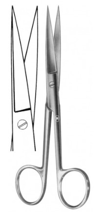 [HMHSB10818] STANDARD SCISSORS STRAIGHT 185MM