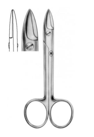 [HMHSB65010] CROWN BEEBEE SCISSORS SAW STRAIGHT 100MM