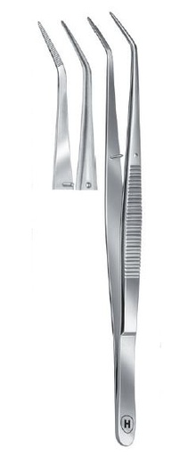 [HMHSC01205] TWEEZERS COLLEGE SERRATED 150MM