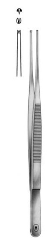 [HMHSC21816] TISSUE FORCEPS DELICATE STRAIGHT 160MM