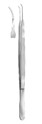 [HMHSC25117] FORCEPS MICRO GERALD CURVED 150MM