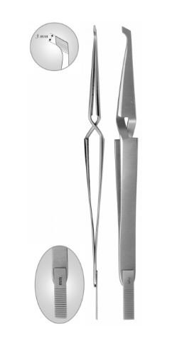 [HMHSC50815] TWEEZERS CROSSED FOR BRACKETS 130MM