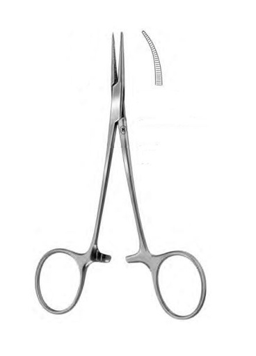 [HMHSE02312] ARTERY FORCEPS HALSTED MOSQUITO CURVED 120MM