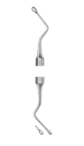 [HMHSK11601] BONE CURETTE HEMINGWAY 1 175MM