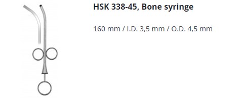 [HMHSK33845] BONE SYRINGE 3.5MM 160MM