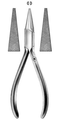 [HMHSL47813] PLIERS FLAT NOSE SERRATED 130MM