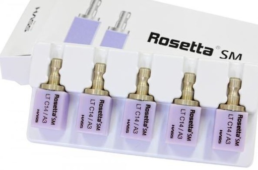 [HSRSMLTC14D2] ROSETTA SM SHADE D2 LT C14 14MM BLOCK/5