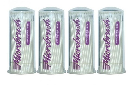 [HYMSF400] MICROBRUSH S/FINE TUBE WHITE /400