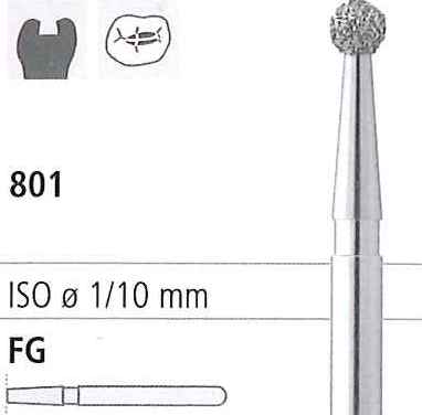 [IT201SR] INTENSIV DIAMOND BUR 201S STD (801-014) RA/6