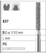 [IT31F] INTENSIV DIAMOND BUR 31F STD (837-012) FG/6