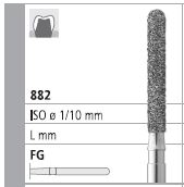 [IT33F] INTENSIV DIAMOND BUR 33 STANDARD (882-012) FG/6