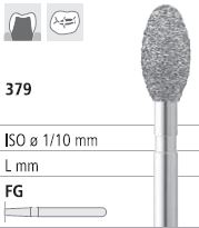 [IT5250XBF] INTENSIV DIAMOND BUR 5250XB X-FINE (379-) FG/6