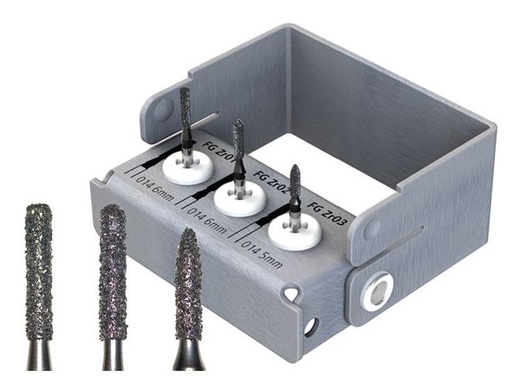 [ITZRSET040A] INTENSIV ZIRCONIA BUR SIZE 016 SET OF 3