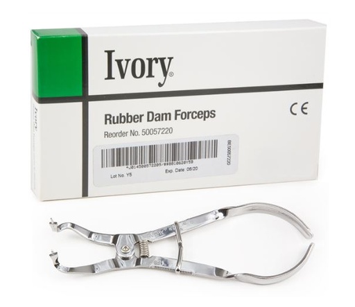 [IVFORCEP]  IVORY RUBBER DAM FORCEPS