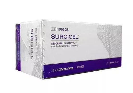 [JM1906GB] SURGICEL ABSORB HAEMOSTAT 1.2 X 5CM/12