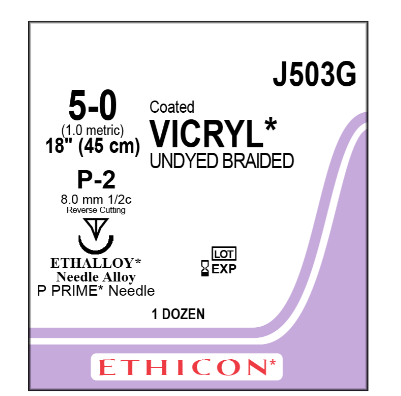 [JMJ503G] SUTURE VICRYL 5/0 P-2/12