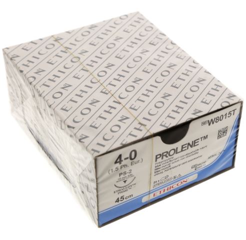 [JMW8015T] SUTURE PROLENE 4/0 19MM PRIME/24