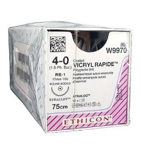 [JMW9970] SUTURE VICRYL RAPIDE 4/0-RB-1 70CM / 12