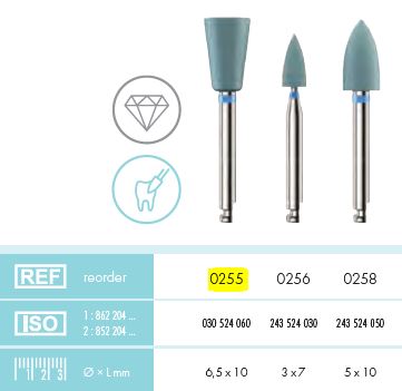[KE0255012] ZIRCOVIS DIAMOND POLISHER CUP MED /12