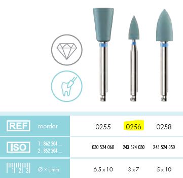 [KE0256012] ZIRCOVIS DIAMOND POLISHER SML POINT MED/12