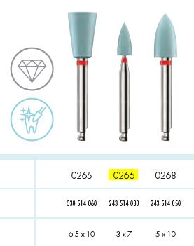 [KE0266012] ZIRCOVIS DIAMOND POLISHER SM POINT FINE/12
