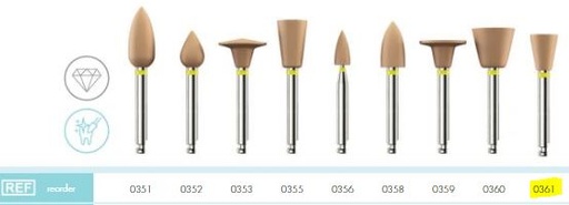 [KE0361012] UNICUS DIAMOND POLISHER CUP 0354/12