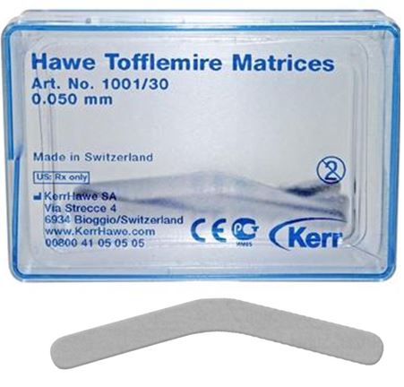 [KR100130] TOFFLEMIRE MATRICES NO.1 0.050MM PKT 30