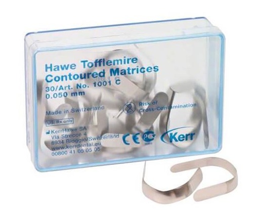 [KR1001C] TOFFLEMIRE CONTOURED MATRICE 0.050MM /30