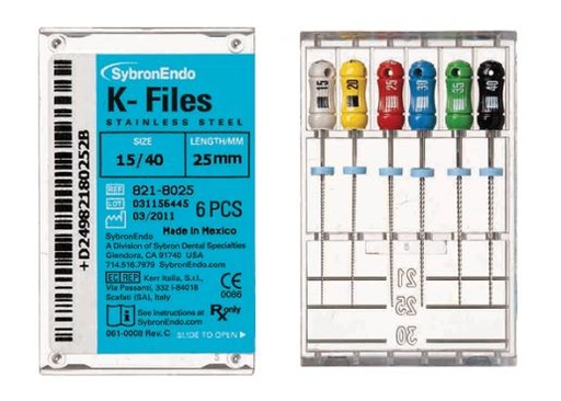 [KR6065] KFILES 25MM SIZE 25 RED PKT 6