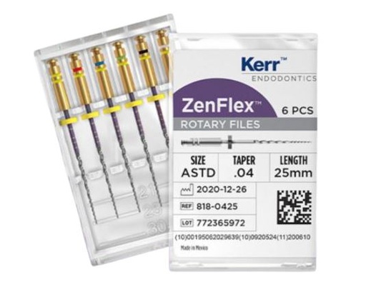 [KR8181207] .20/.04/25MM  ZENFLEX - ROTARY FILE / 6