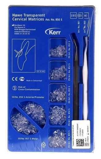 [KR850S] TRANSPARENT CERVICAL MATRICES ASST
