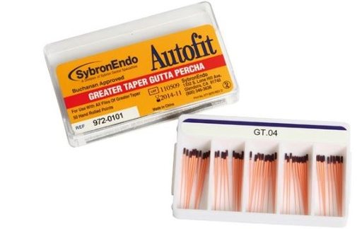 [KR9720101] AUTOFIT GUTTA PERCHA TAPER 0.04 PURPLE