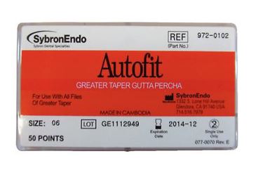 [KR9720102] AUTOFIT GUTTA PERCHA TAPER 0.06 WHITE