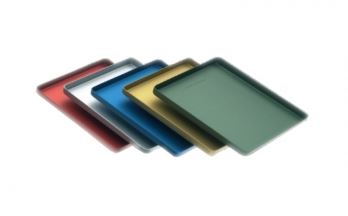 [LAQ17AL] ALUMINIUM TRAY MINI GREY 18.5 X 14CM