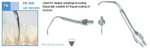 [LM100140H] SCALER TIP PE40H