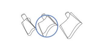 [LM7504] MULTIHOLDER GINGIVAL RETRACTORS MED /60