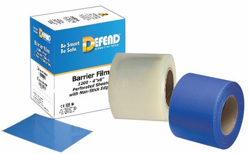[MYBF2500] DEFEND BARRIER FILM BLUE 4X6" (10X15CM) /1,200