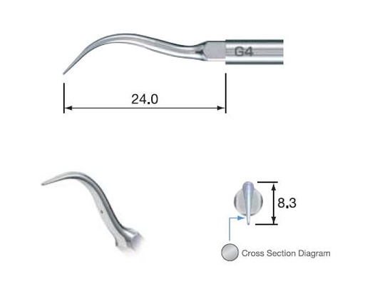 [NKZ217104] NSK SCALING TIP G4 FOR NSK AND SATELEC