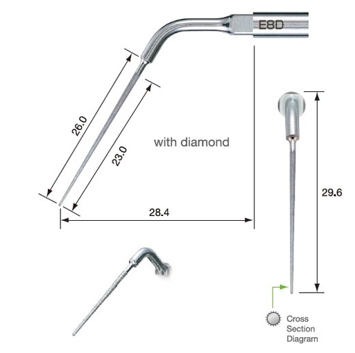 [NKZ217318] NSK ENDO TIP E8D FOR NSK/SATELEC
